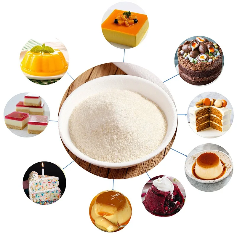 Food Grade edible Gelatin CAS9000-70-8 Leaf Gelatin